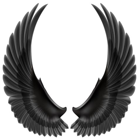 Black Wings Png Clip Art Image Gallery Yopriceville High Quality