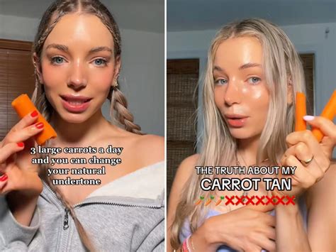 A Woman Said She Achieved A Natural Fake Tan By Eating 3 Carrots A