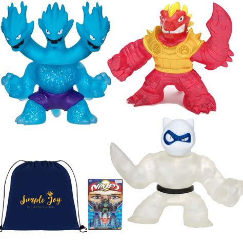 Buy Heroes Of Goo Jit Zu Super Stretchy Action Figures Water Blast Attack Ultra Rare Hydra
