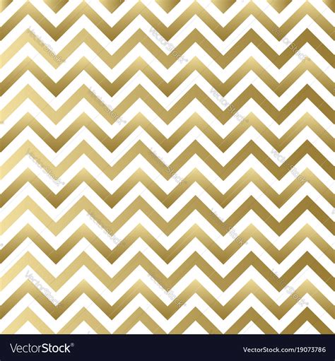 Chevron Gold And White Pattern Royalty Free Vector Image