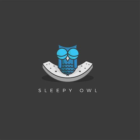 Sleepy Owl Background Vector Free Download