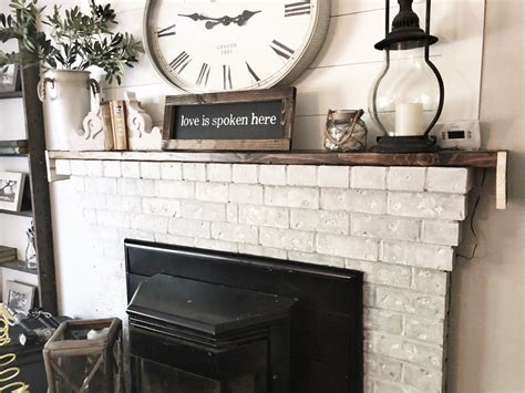 Home on Mount Forest How to build a Faux Wood Mantle for $20 - | Wood mantle, Wood mantle ...