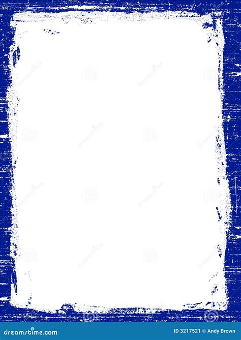 Dark Blue Grunged Border Stock Vector Illustration Of Paint 3217521