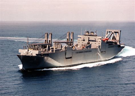 A Port Side Forward View Of The Military Sealift Command