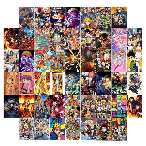 Buy Anime Collage Kit For Wall Japanese Anime Wall Collage Kit Manga