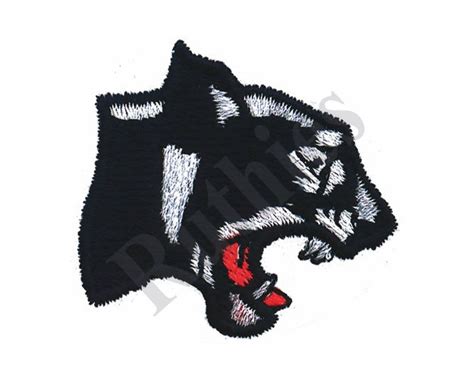 Black Panther Machine Embroidery Design Etsy
