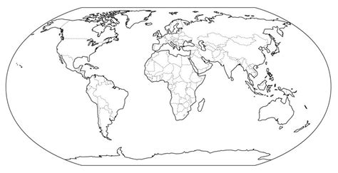 Mapamundi Colorear Free Printable World Map Coloring Pages Drawing