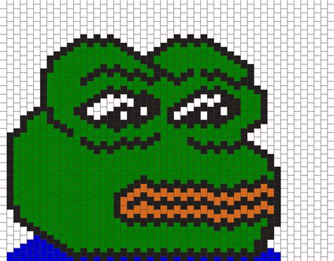 Sad Frog Feels Bead Pattern Peyote Bead Patterns