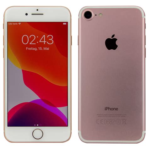 Apple Iphone 7 Smartphone 47 Zoll 128gb Ios Rosegold