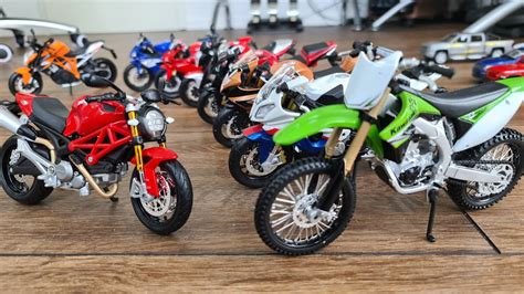 Motorcycles 112 Scale Diecast Model Motorcycles Youtube