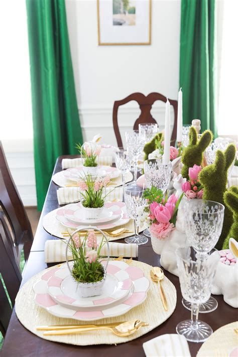 Easter Table Decorations And Place Setting Ideas Pizzazzerie