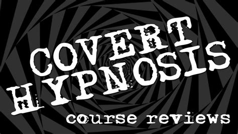 The Art Of Covert Hypnosis Learn Hypnosis Techniques Youtube