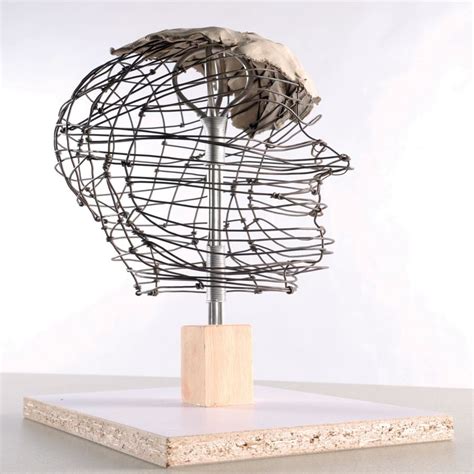 Armature For Clay Head Moulding Armature Sculpture Sculpture Art