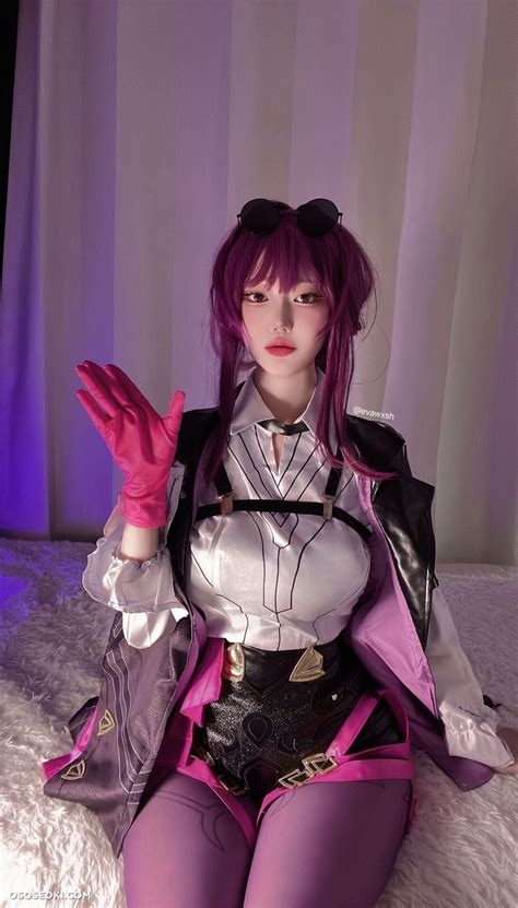 Model Imeva Evawxsh In Cosplay Kafka From Honkai Star Rail Leaked Photos From Onlyfans