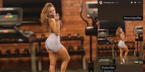 Day Fianc Mahogany Shocks With Muscular Body In Ripped Gym Selfie