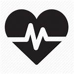 Icon Heart Health Rate Medical Pulse Svg