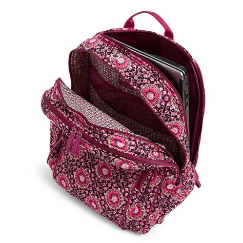 Vera Bradley Cotton Xl Campus Backpack In Pink Lyst