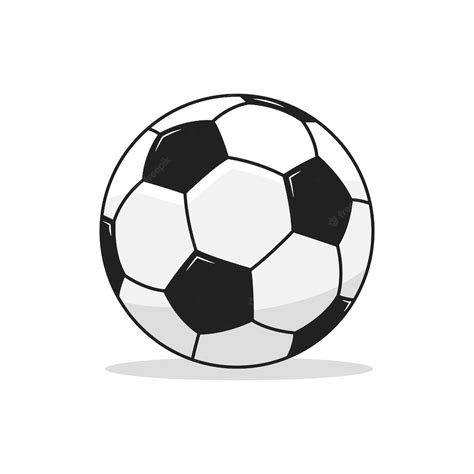 Premium Vector Vector Isolated Soccer Ball Illustration Sports