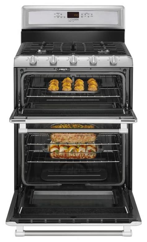 Maytag Mgt8720ds 30 Inch Freestanding Double Oven Gas Range With 5