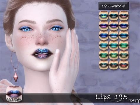 Lips 195 By Tatygagg At Tsr Sims 4 Updates