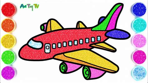 آموزش نقاشی کودکان هواپیما