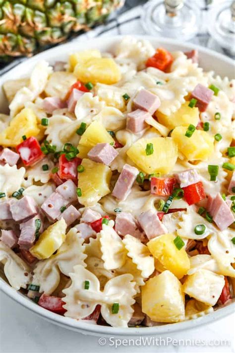 Honey Baked Ham Pasta Salad Recipe Dandk Organizer