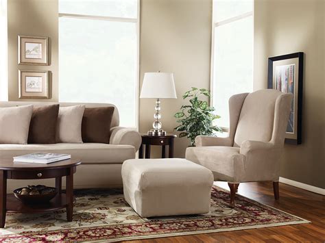 Best wingback chair with ottoman. Sure Fit Slipcovers: Restore and enhance the beauty of ...