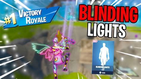 The Best Blinding Lights Fortnite Montage New Emote Youtube