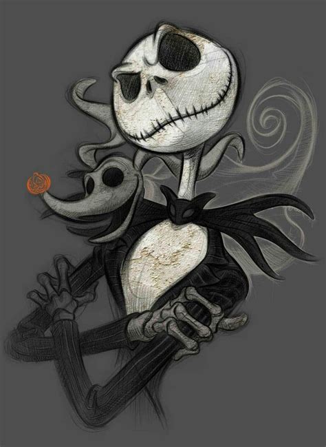 Jack Skellington Dibujos Terroríficos Dibujos Bonitos Arte De Halloween