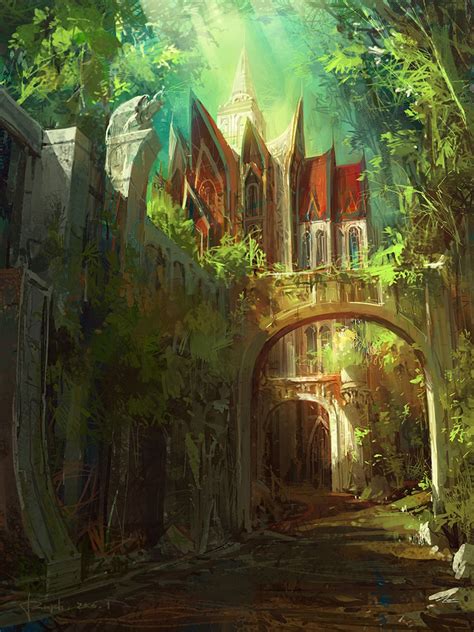 The Art Of Animation Jaecheol Park Fantasy City Fantasy Castle