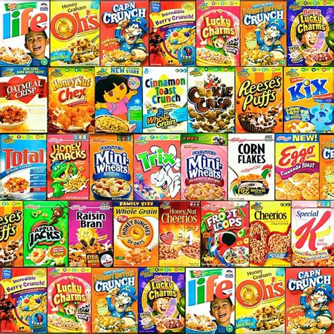 Cereal Boxes Kids Cereal Cereal Healthy Cereal Brands
