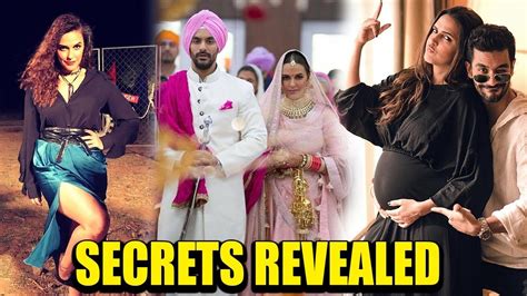 secrets of neha dhupia revealed marriage pregnancy with angad bedi youtube