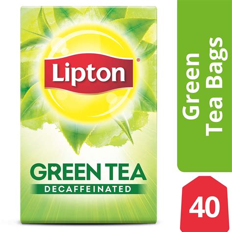 Lipton Green Tea Bags Decaffeinated 40 Ct Pack Of 6 41000008436 Ebay