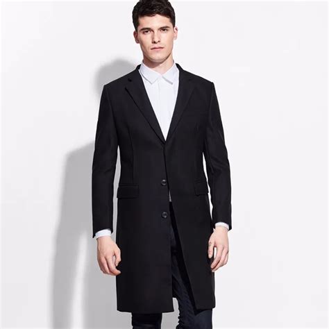 2018 New Fashion Breasted Suit Jacket Men Formal Single Breasted Long Men Jackets In Suits From