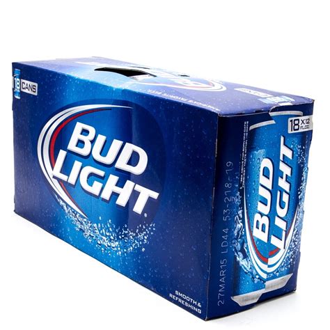 Bud Light 12oz Can 18 Pack Beer Wine And Liquor
