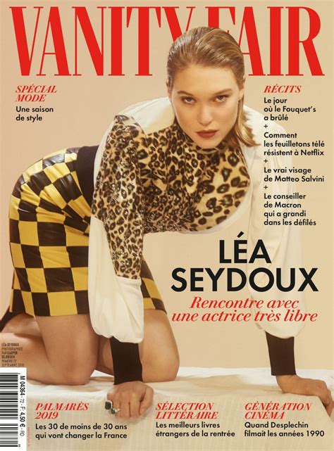 Lea Seydoux Vanity Fair France Cover 2019 Léa Seydoux Photo 43000279 Fanpop Page 19