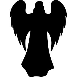 Angel Silhouette | Angel silhouette, Silhouette christmas, Silhouette clip art