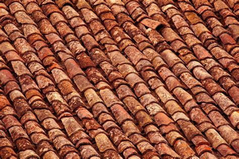 Terracotta Roof Tile Texture Seamless 03477