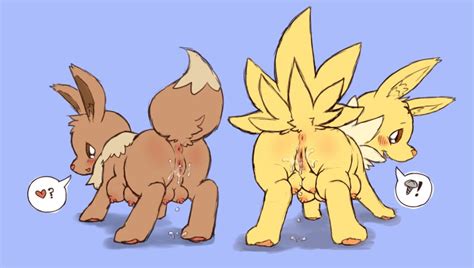 Rule 34 Back View Breasts Color Eevee Female Female Only Feral Fur