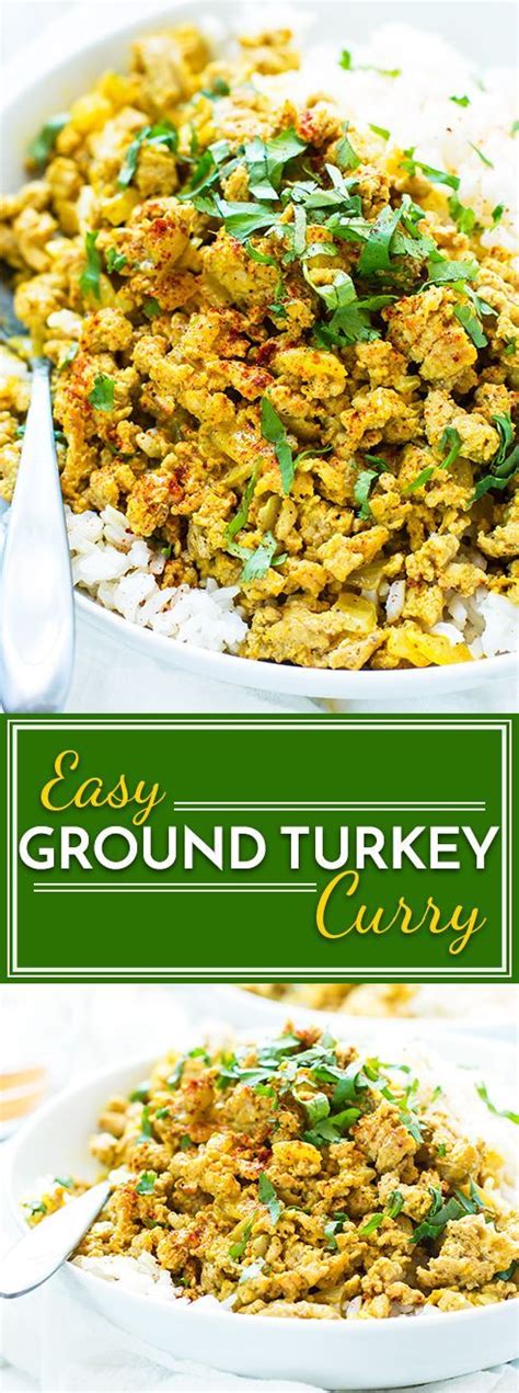 First, the recipe starts with ground turkey, so that makes it lighter to begin with:) then i add a ton of veggies, remember, veggies are of charlie allred is a type 1 diabetic for the last 15 years. Easy Ground Turkey Curry | Recipe | Turkey curry, Turkey ...