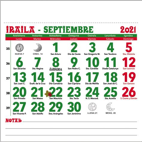 Faldillas Calendarios En Euskera 2022 Somos Fabricantes Envío 24 Horas