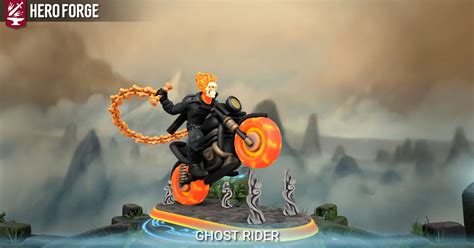 Ghost Rider Made With Hero Forge