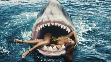 Rihanna Poses In Sharks Mouth For Harpers Bazaar Au — Australias Leading News Site