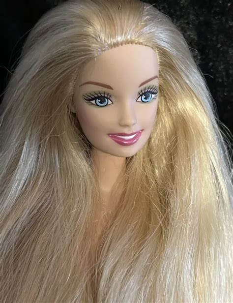 Long Blonde Hair Bendable Knees Mattel Barbie Doll Nude For Ooak M