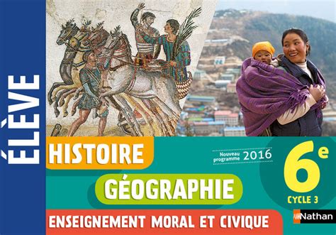Histoire Géographie Emc 6e Manuel Numérique élève 9782091148007