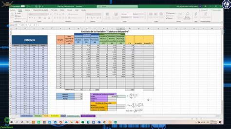 Microsoft Excel Práctica 5 Estadística Youtube