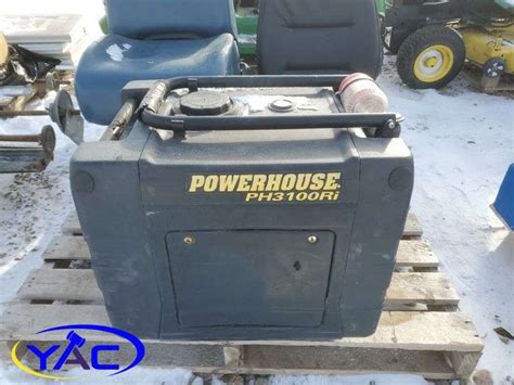 Powerhouse Ph3100ri Generator Yac Auctions