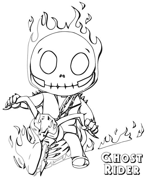 Ghost Rider coloring pages | Coloring pages to download and print