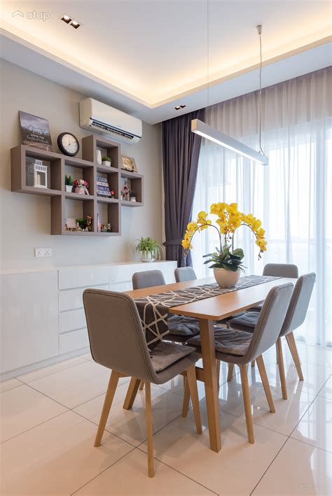 Contemporary Modern Dining Room Condominium Design Ideas And Photos