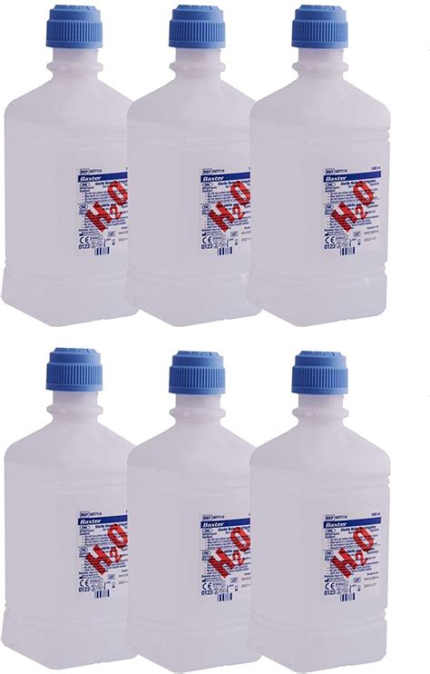 Sterile Irrigation Water 1000ml Pack Of 6 Hillside Medical Supplies